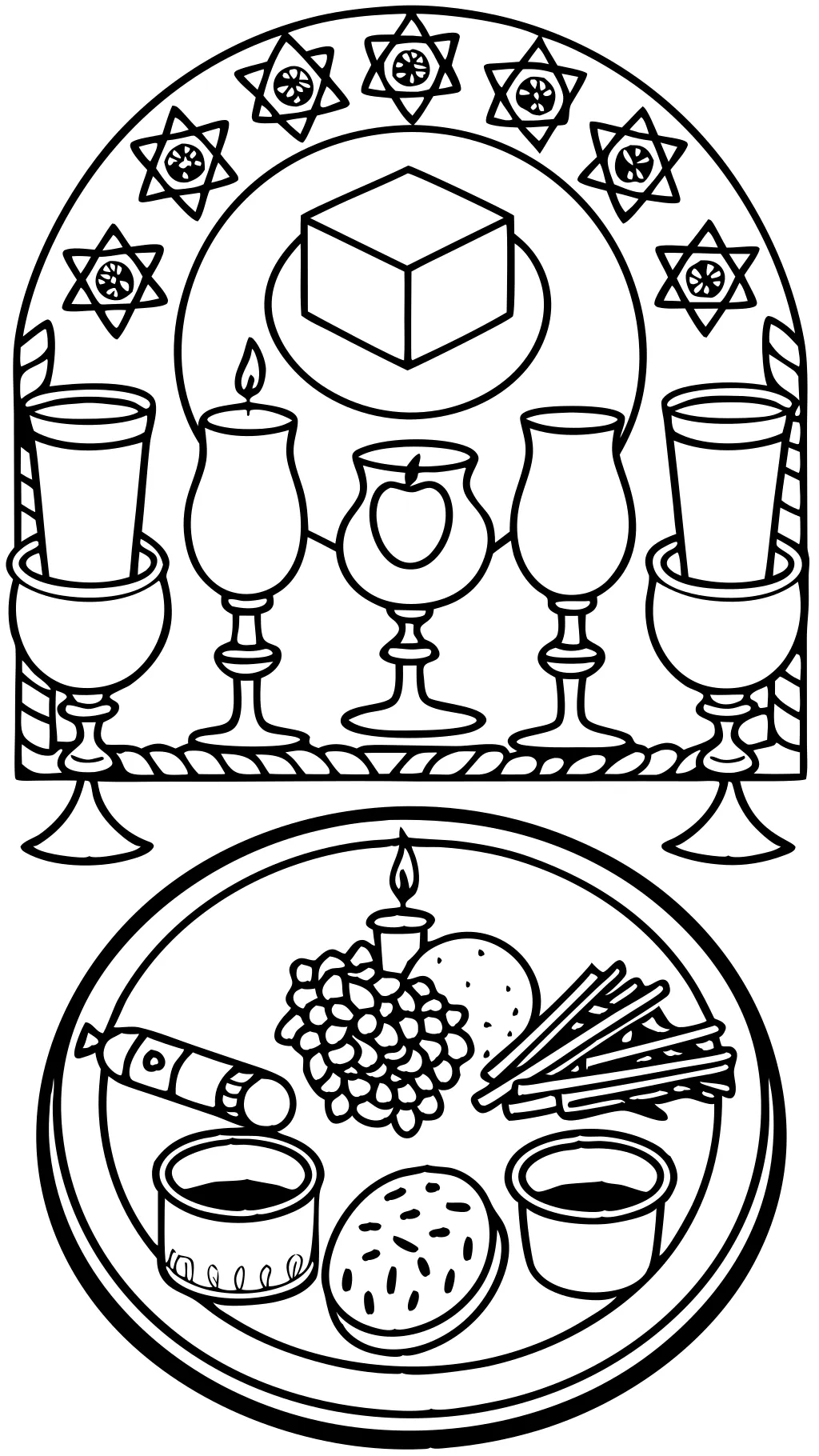 coloriage de pesach